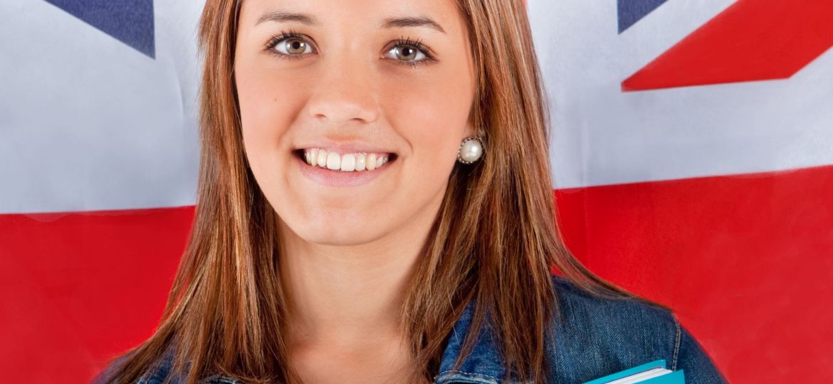 English female student